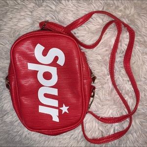 Red Spur cross body bag